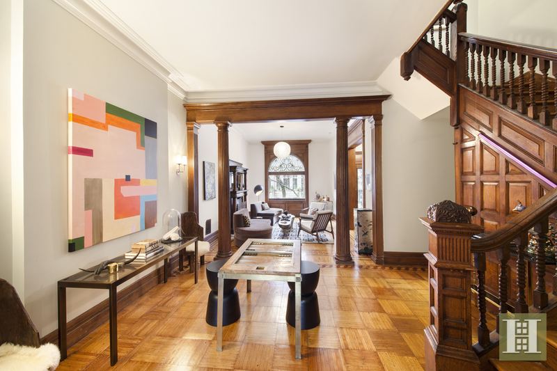 857 Carroll Street, staircase, park slope townhouse, matthew blesso