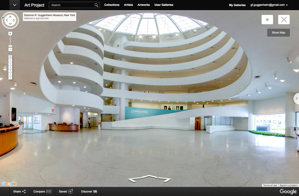 Google Street View, Solomon R. Guggenheim Foundation, Google Cultural Institute, The Guggenheim, 
