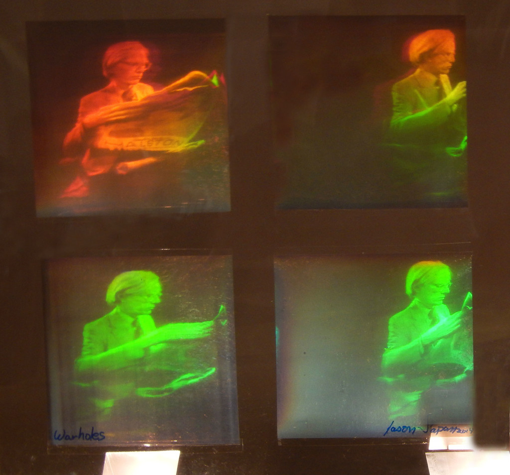 Holographic Studios, Holograms, Dr. Laser, Jason Arthur Sapan, Andy Warhol hologram
