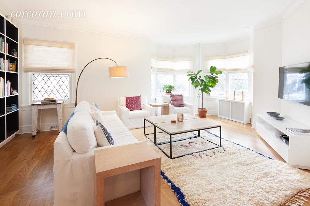 112 Marlborough Road, living room, victorian, ditmas park