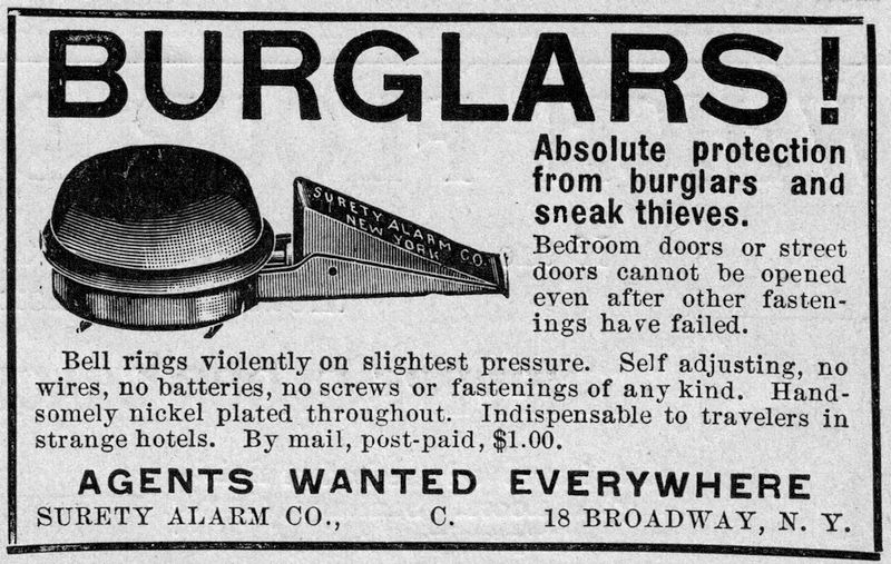 1900s burglar alarm 