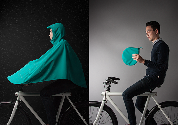 BONCHO: A Bike Poncho to Keep Your Legs and Feet Dry
