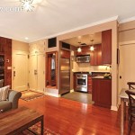 337 West 20th Street, muffin house, one-bedroom co-op, chelsea, kitchen, living room