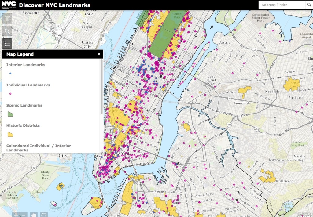 New Interactive Map Lets You Explore New York City’s Landmarks