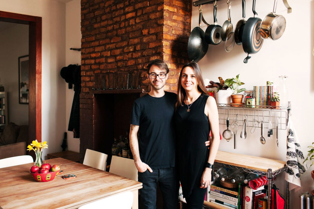My 1,000sqft: Tour a Newly Transplanted Couple’s Bushwick Apartment Filled With Craigslist Finds