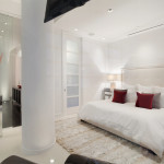 195 Hudson Street, glass-enclosed bedroom, tribeca, bedroom