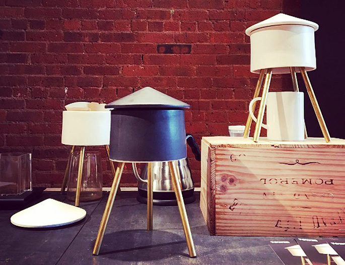 Clever Pour-Over Coffee Maker Poses As a Decorative Water Tower