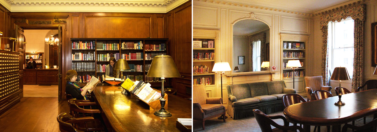 the new york society library reference room