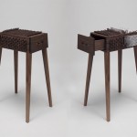 Juno Jeon, responsive design, Pull me to life, the Netherlands, Korean designer, humorous objects, alive furniture, responsive design, wooden scales