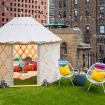 glamping NYC, W Hotels, Laurel & Wolf, Outdoor Glamping Suite