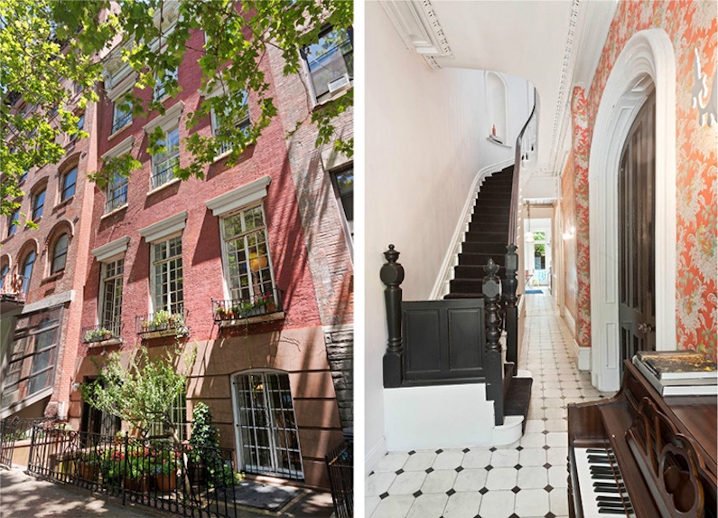 215 East 12th Street, cool listings, East Village, townhouse, kate spade, Pamela Bell, historic homes, townhouse