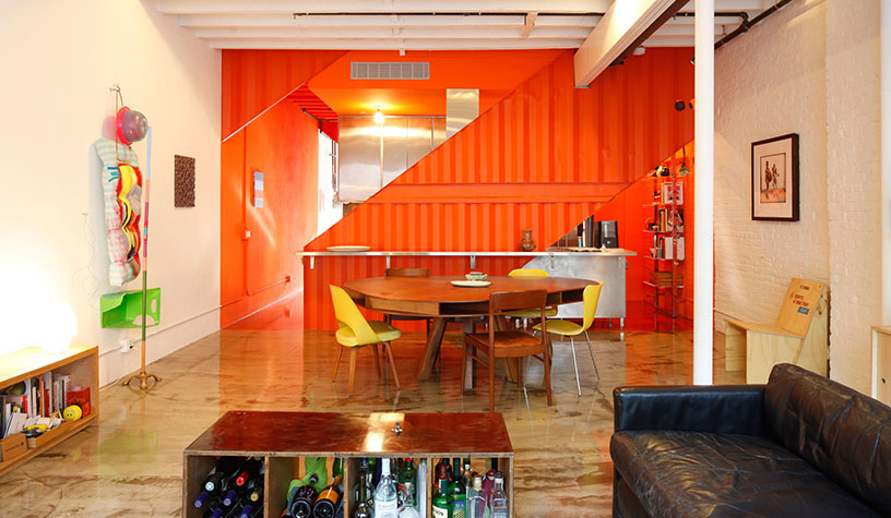 A Shipping Container Tower Transformed this Brooklyn Carriage House