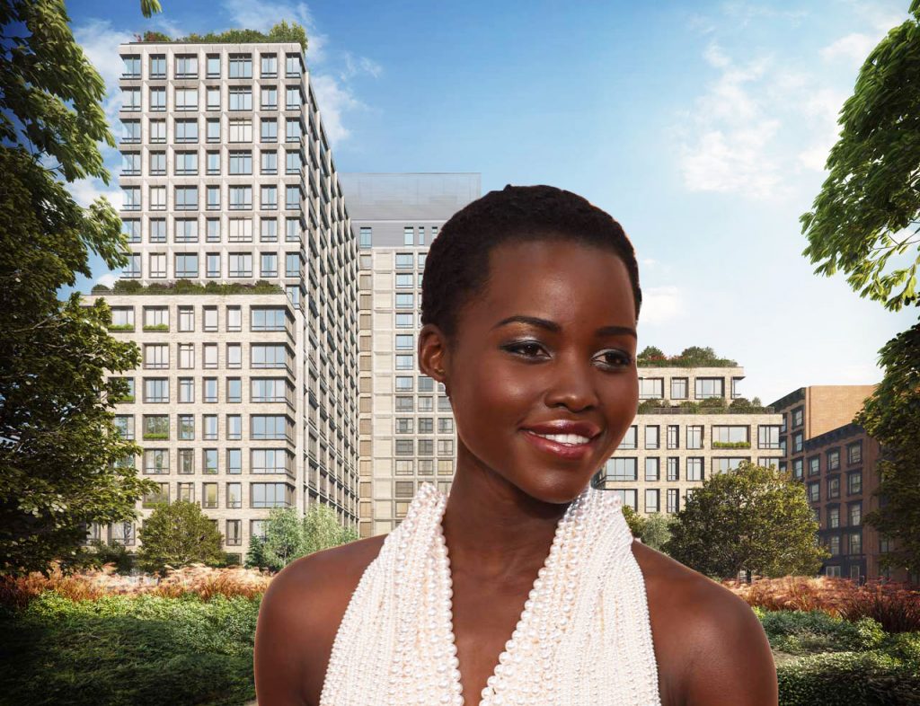 Oscar-Winning Actress Lupita Nyong’o Checking Out Apartments in Pacific Park Brooklyn