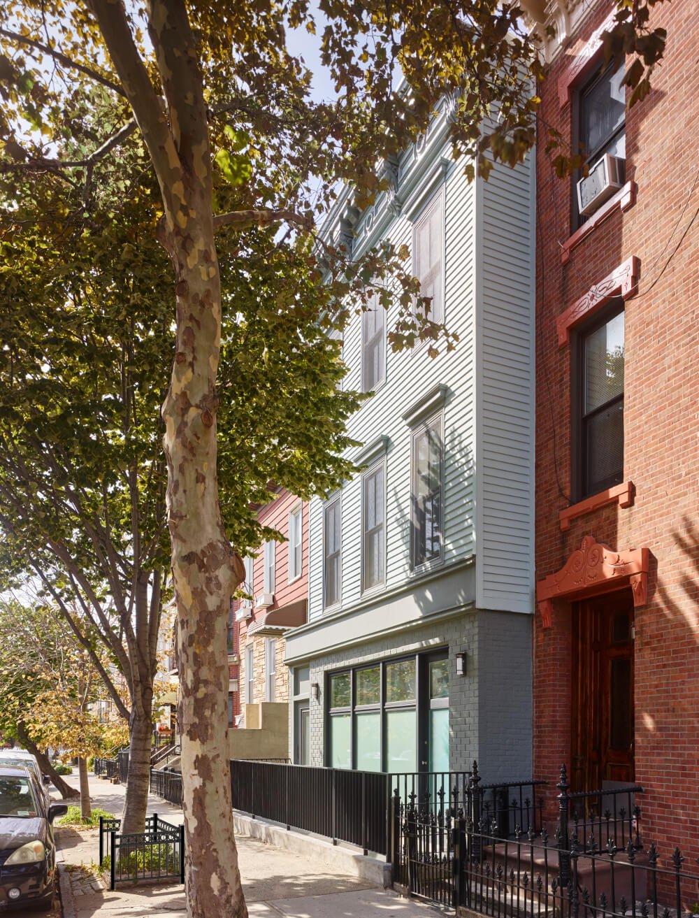 greenpoint row house, DELSON OR SHERMAN ARCHITECTS PC