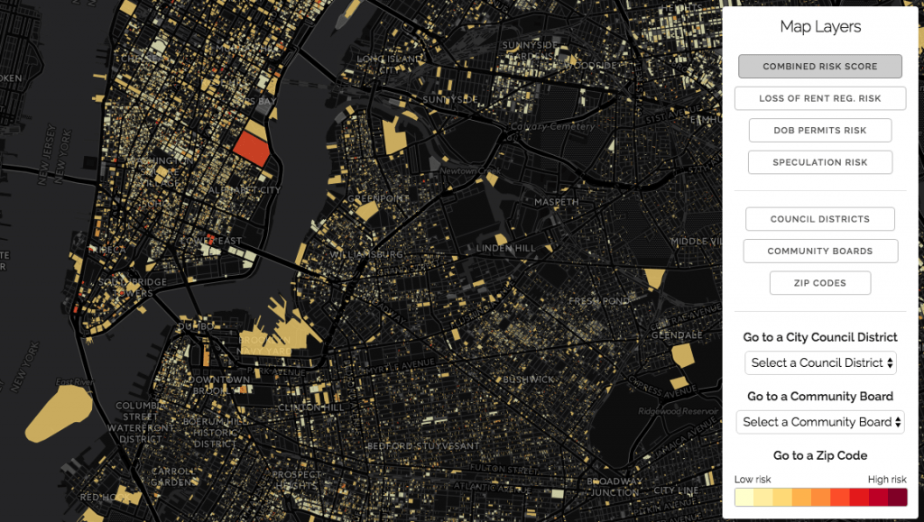 Interactive map reveals NYC buildings where affordable housing is being threatened