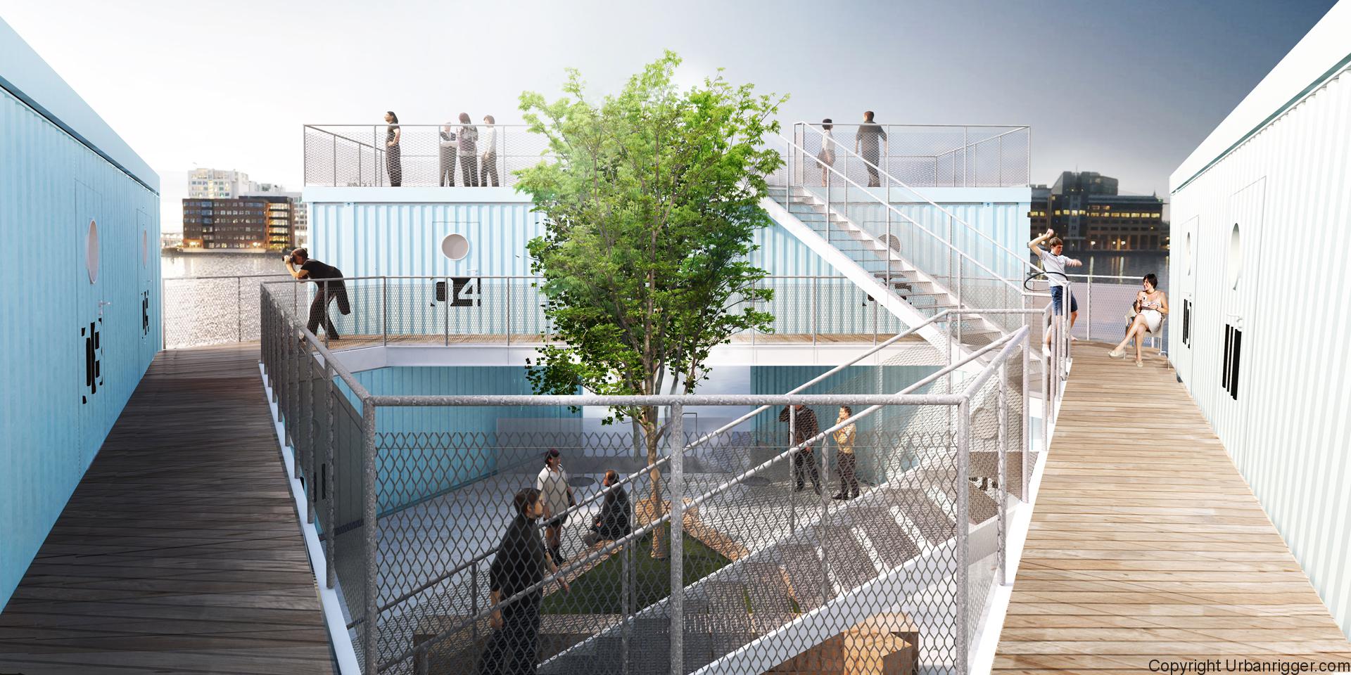 Bjarke Ingels, Urban Rigger, Kim Loudrup shipping container architecture, affordable student housing