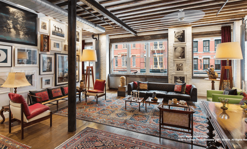 An art dealer’s loft plus a superfancy townhouse equal this $10M Tribeca triplex