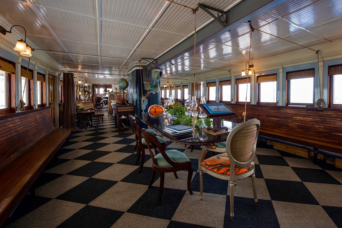 MacKenzie-Childs Yankee Ferry, Ellis Island Ferry, Frank Ruttan