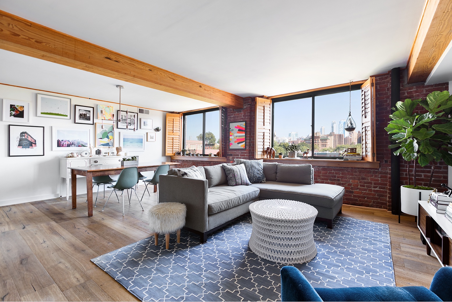 $1.5M Carroll Gardens loft mixes factory details and fun interior design