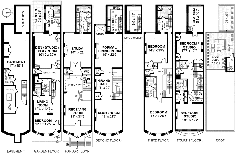 106 8th avenue, park slope, historic home, townhouse, mansion, Henry Wallace Partridge, townhouses, mansions, cool listings, historic homes