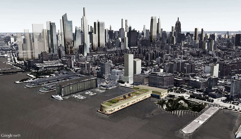 pier 57, google, google expansion, anthony bourdain, !MELK LANDSCAPE ARCHITECTURE AND URBAN DESIGN, GOOGLE, HANDEL ARCHITECTS, HUDSON RIVER PARK, HUDSON RIVER PARK TRUST, PIER 57, RXR REALTY, YOUNG WOO & ASSOCIATES