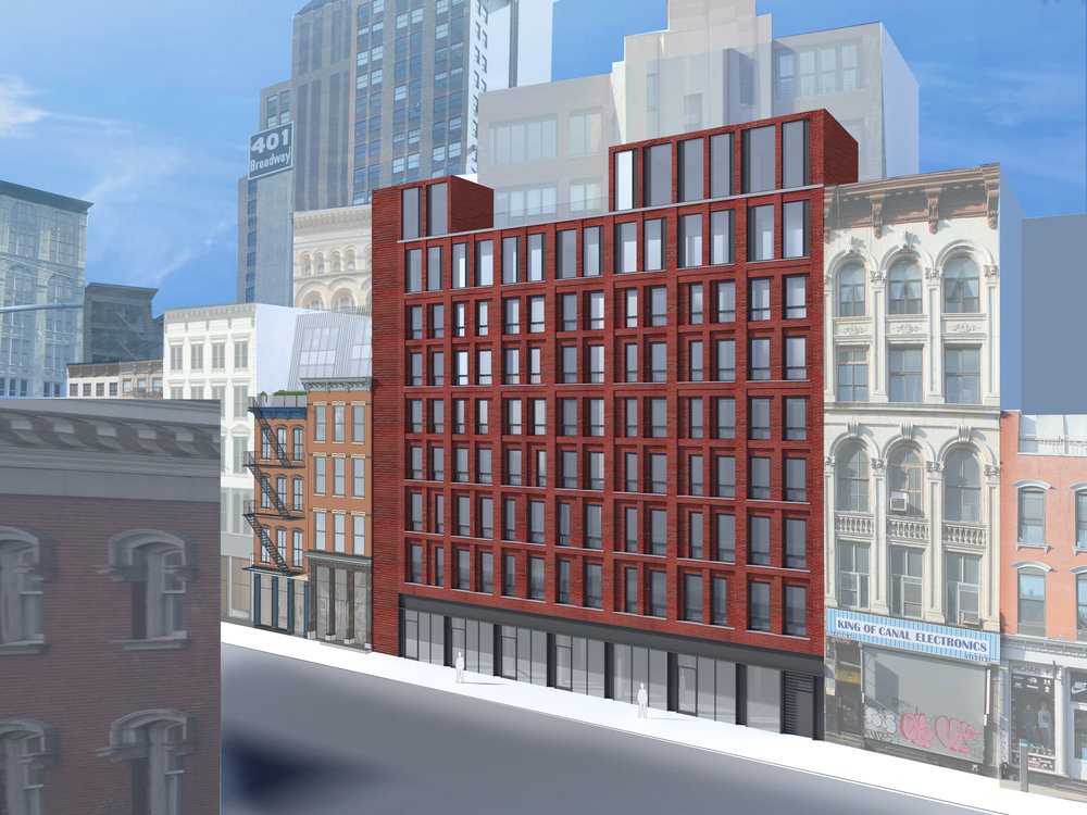 Sad stretch of Canal Street retail may be replaced with this nine-story Passive House