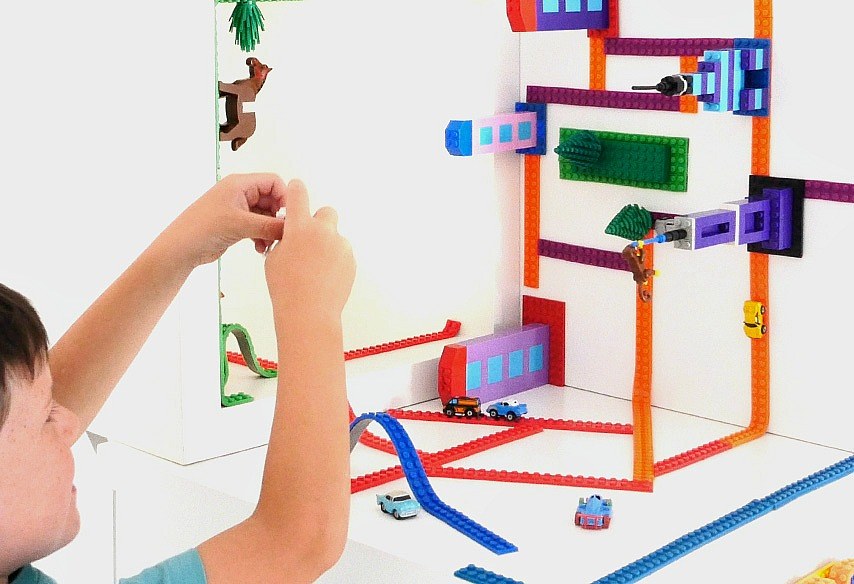 Nimuno tape transforms any surface into LEGO-friendly territory