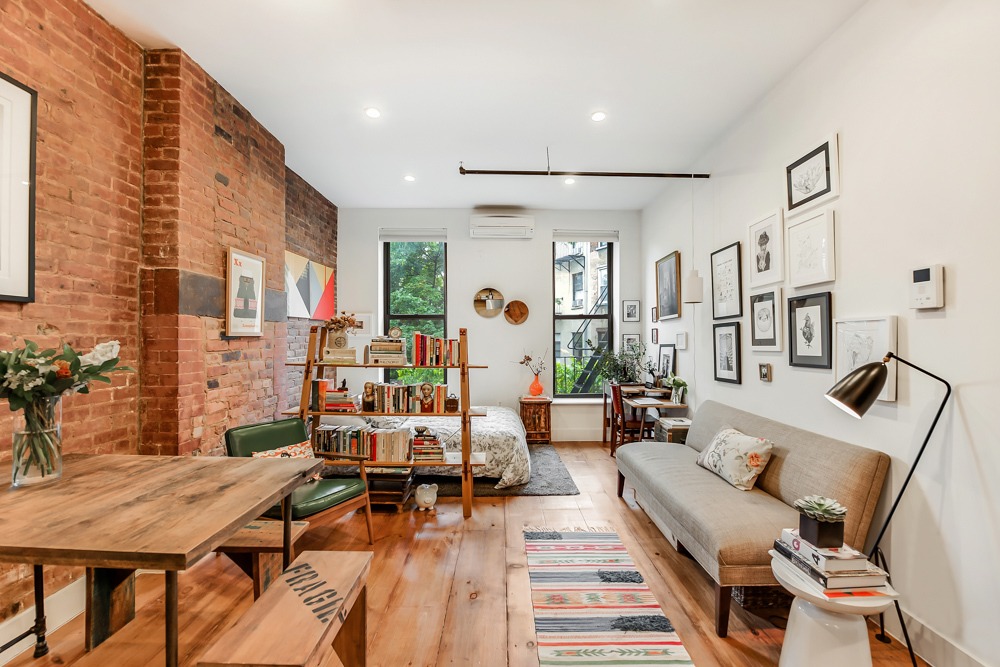 $469K Clinton Hill studio has vintage charm and the convenience of a condo