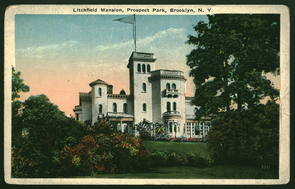 litchfield mansion, litchfield manor, prospect park