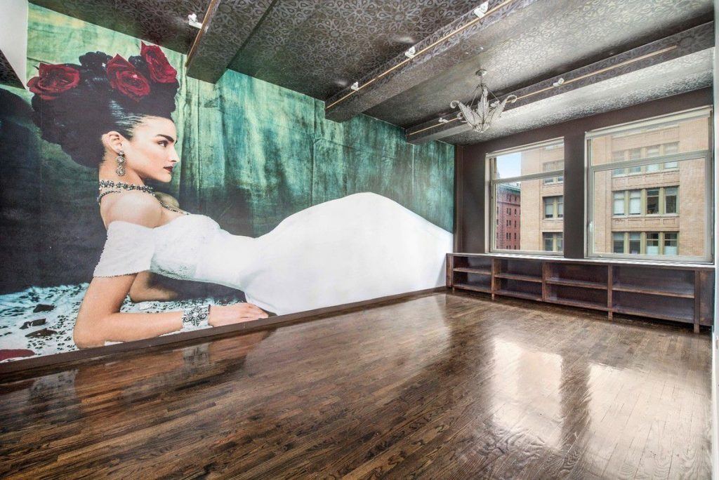 Fashion designer Reem Acra lists Chelsea condo combo with dramatic art for $5.5M