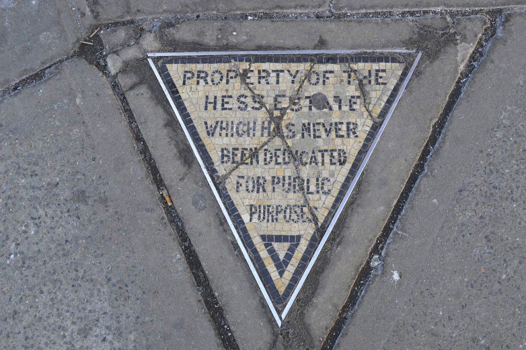 Hess Triangle is NYC’s smallest piece of private land