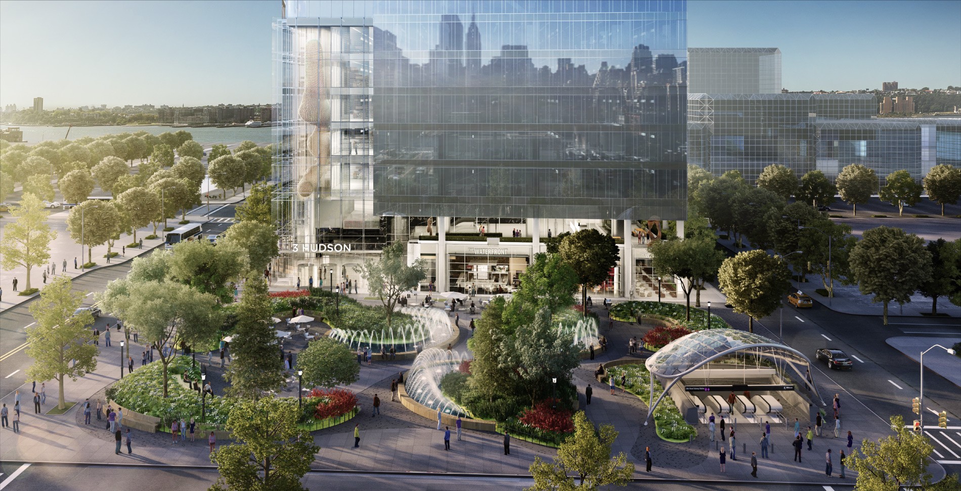 3 Hudson Boulevard, FXFOWLE, Hudson Yards, Moinian Group