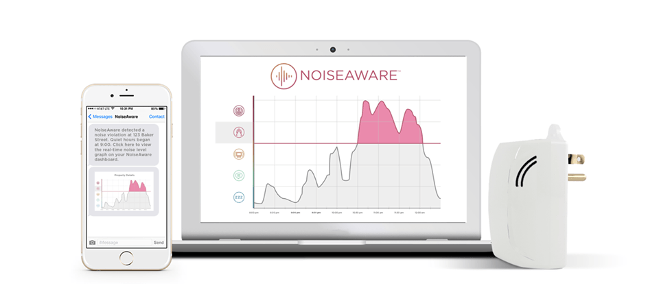 ‘NoiseAware’ sensors alert landlords when tenants are too loud