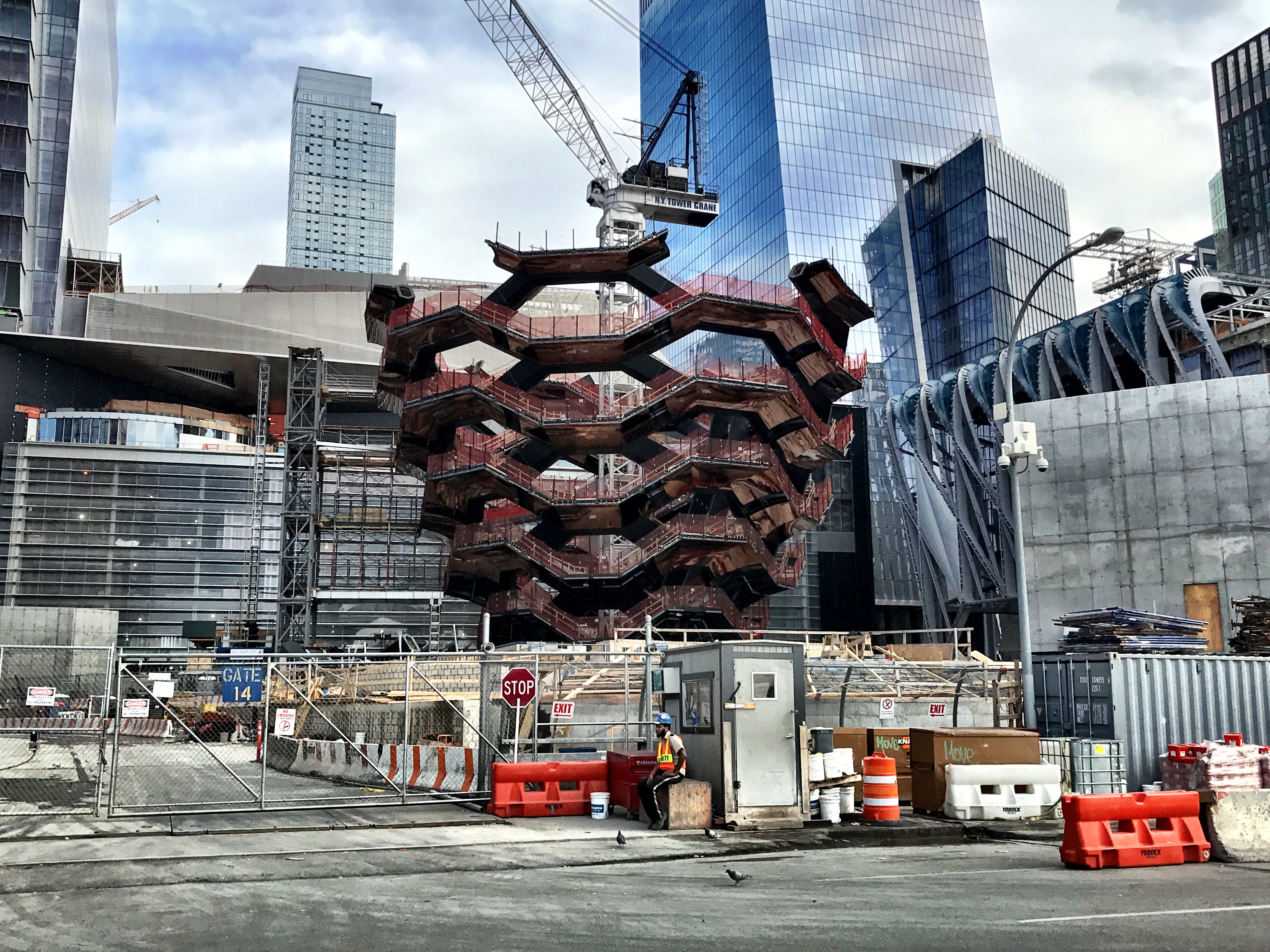 Thomas Heatherwick’s 150-foot climbable ‘Vessel’ hits halfway mark at Hudson Yards