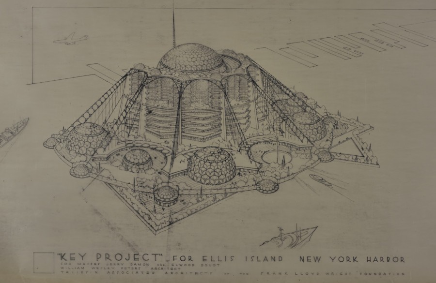 Frank Lloyd Wright, Ellis Island, Key Project, 