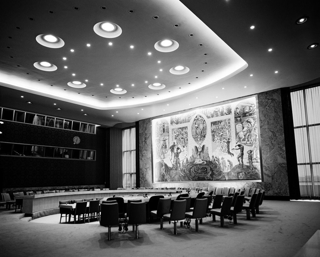 UN building, UN headquarters, nyc history