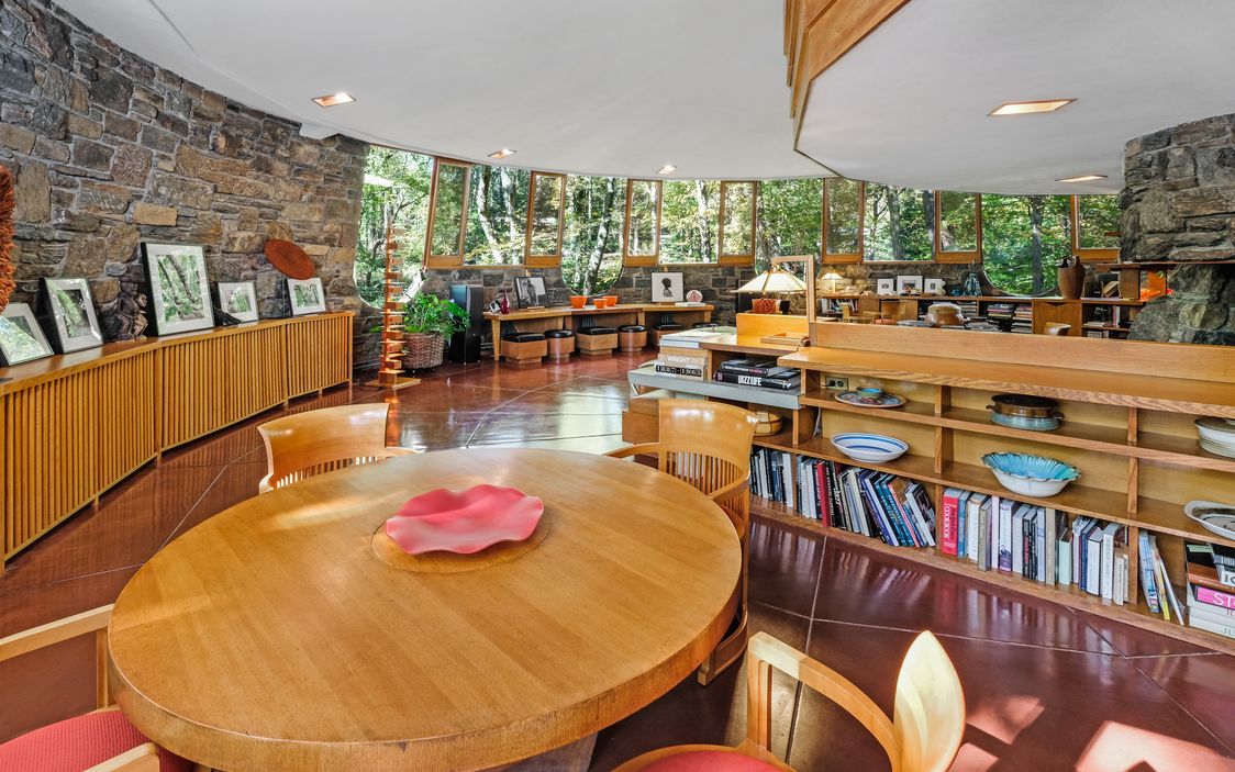 11 orchard brook drive, cool listings, frank lloyd wright, usonia, usonian house, westchester, pleasantville, sol friedman house, architecture, mid-century modern, modern houses, modern homes, modernism