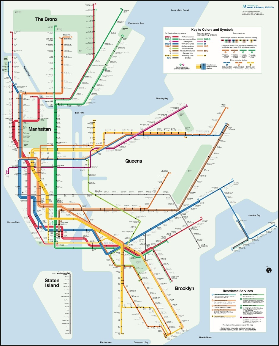 max roberts, max roberts nyc subway map