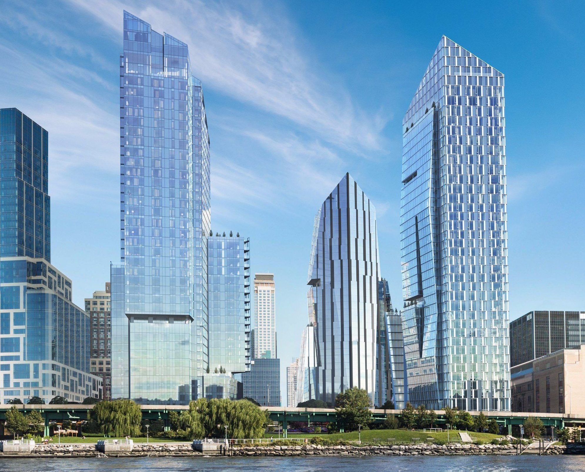 Waterline Square mega-development tops out on the Upper West Side