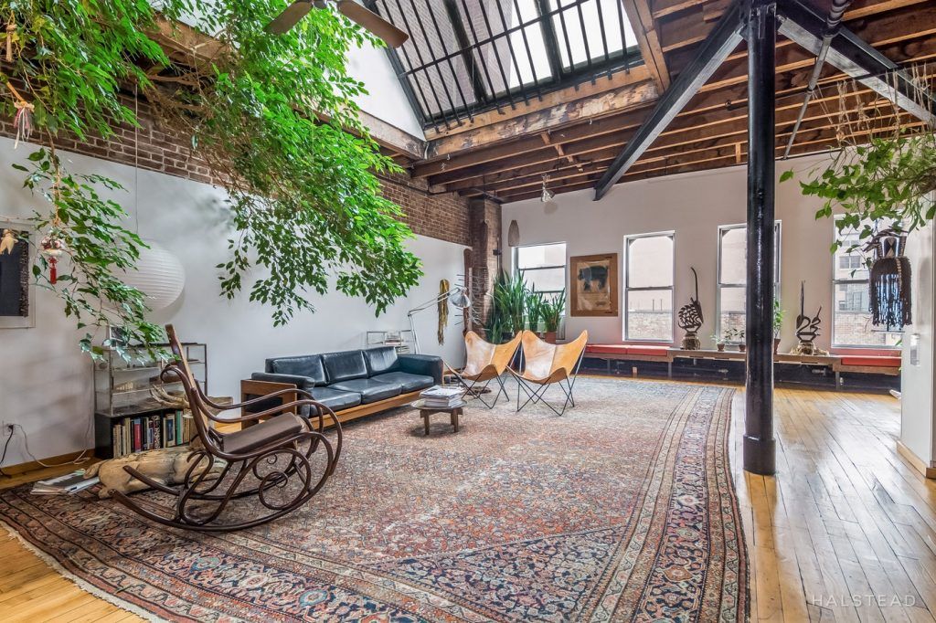 Quirky Union Square artist’s loft with a massive skylight and floating library cube asks $4M
