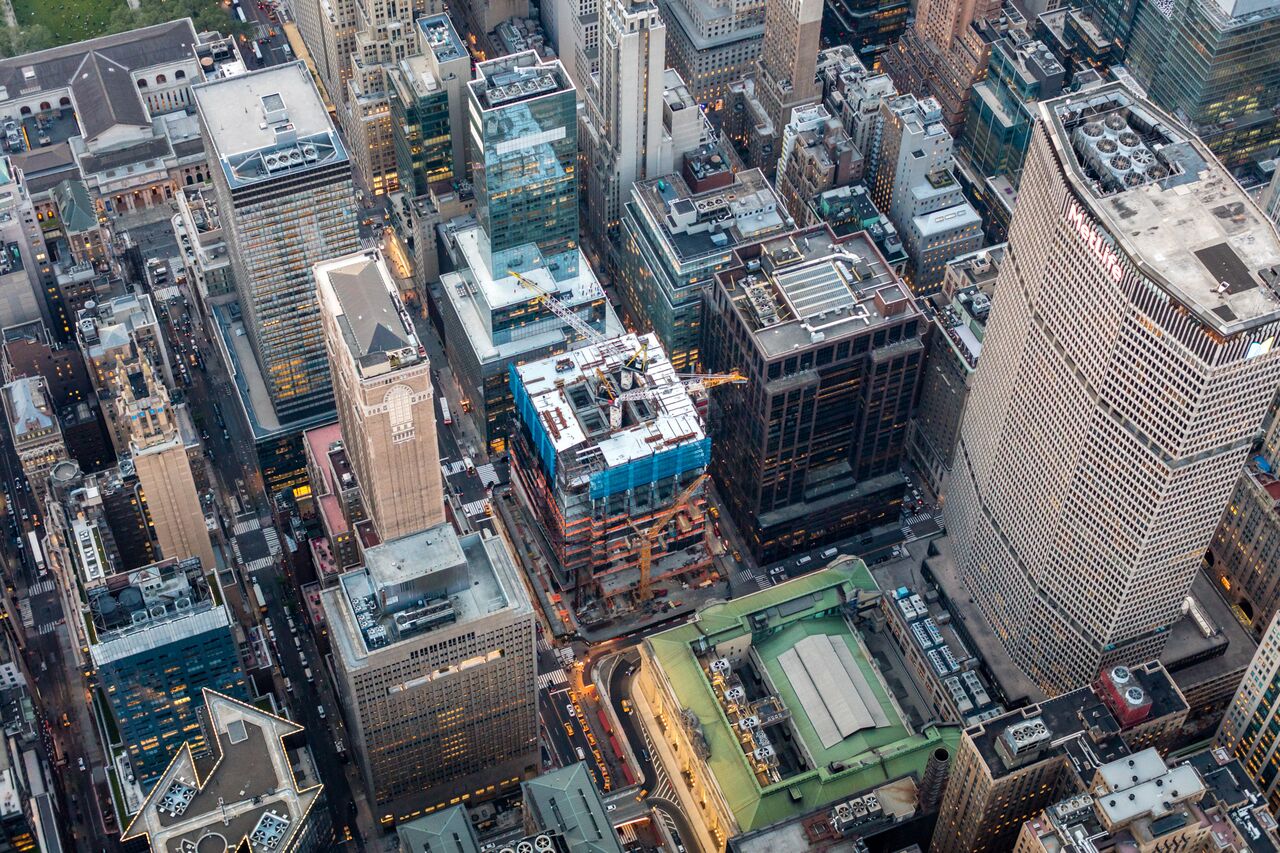 Amazing aerial photos show One Vanderbilt’s ascent