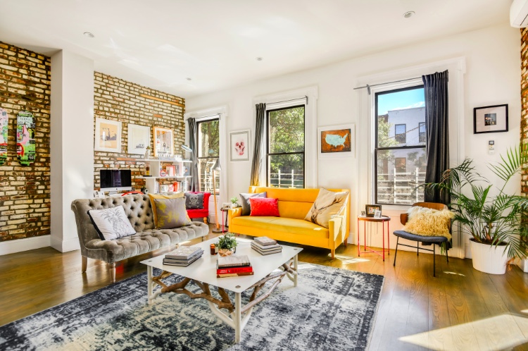 $10,500/month Cobble Hill duplex with four bedrooms and playful decor is a perfect family home