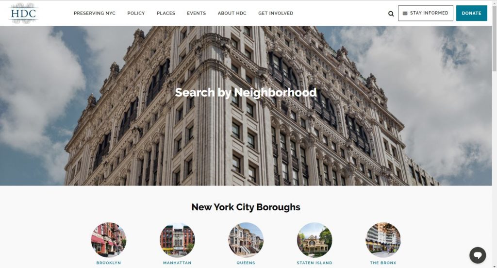 New Historic Districts Council website lists every landmark in NYC