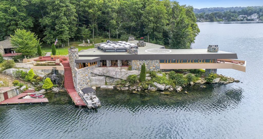 Private heart-shaped island with Frank Lloyd Wright-designed homes can be yours for $12.9M