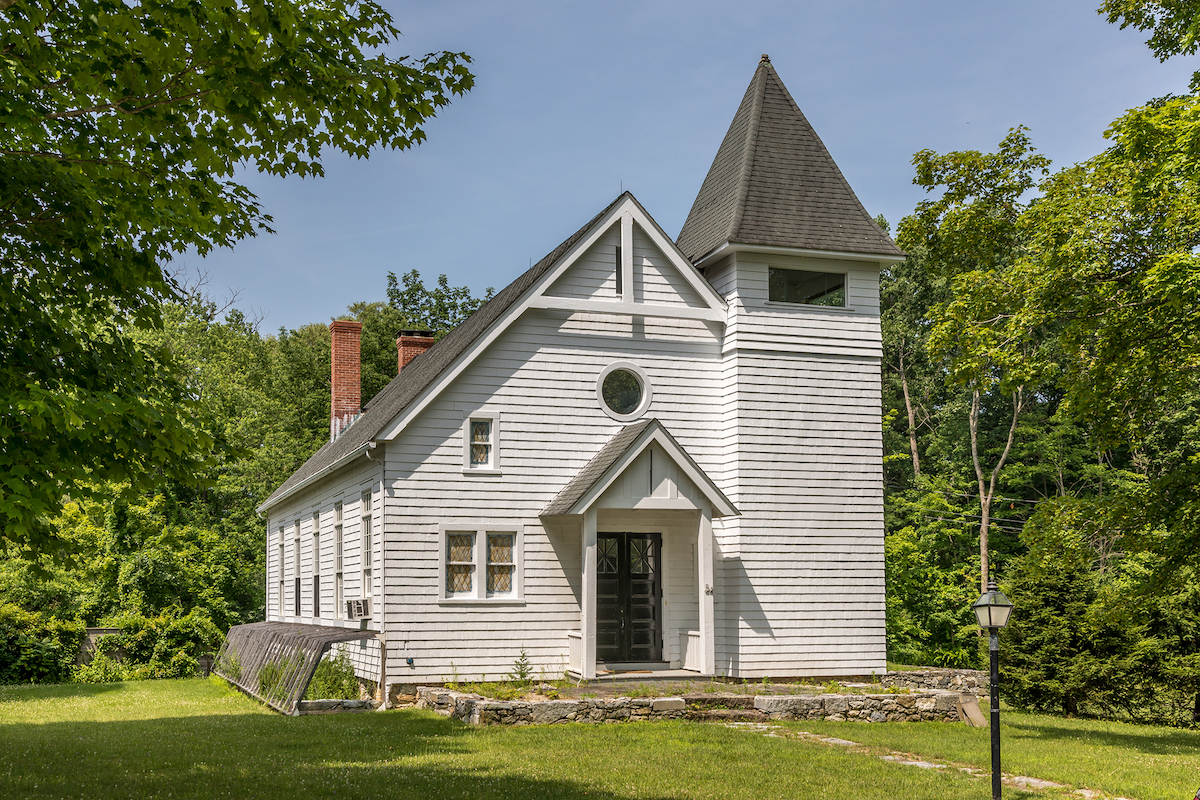 24 Beebe Hill Road, Connecticut, adaptive reuse, church, church conversion, cool listings
