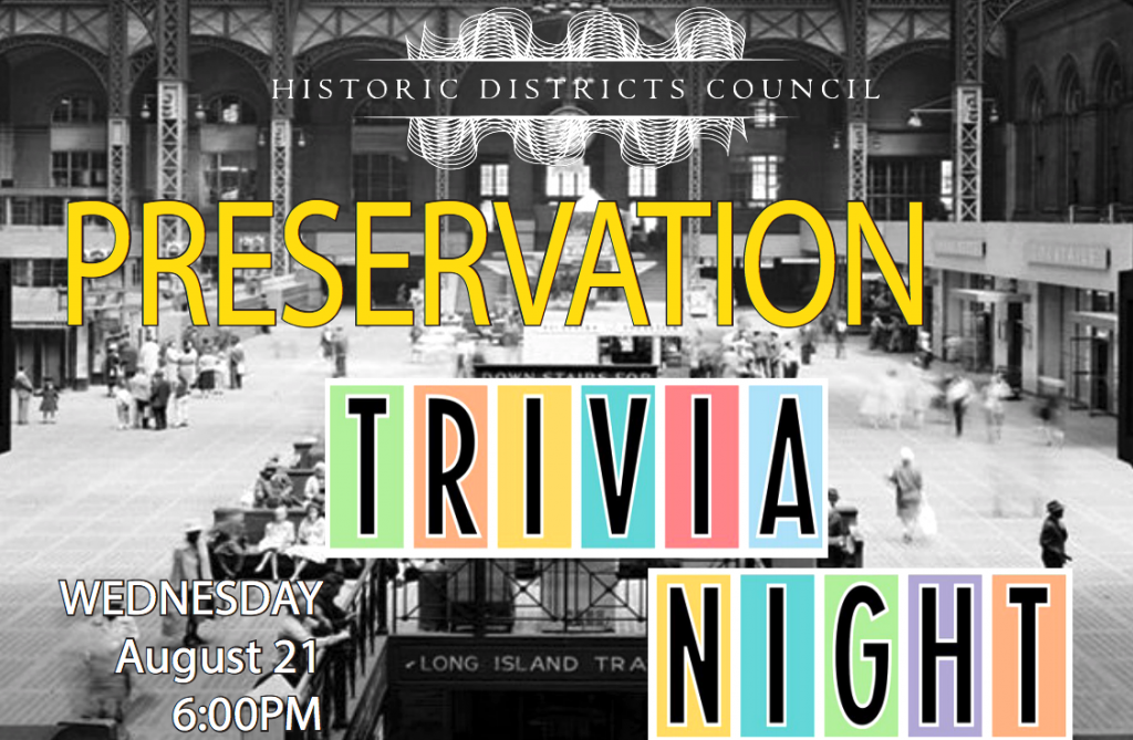 Test your NYC neighborhood knowledge at Historic Districts Council’s free trivia night