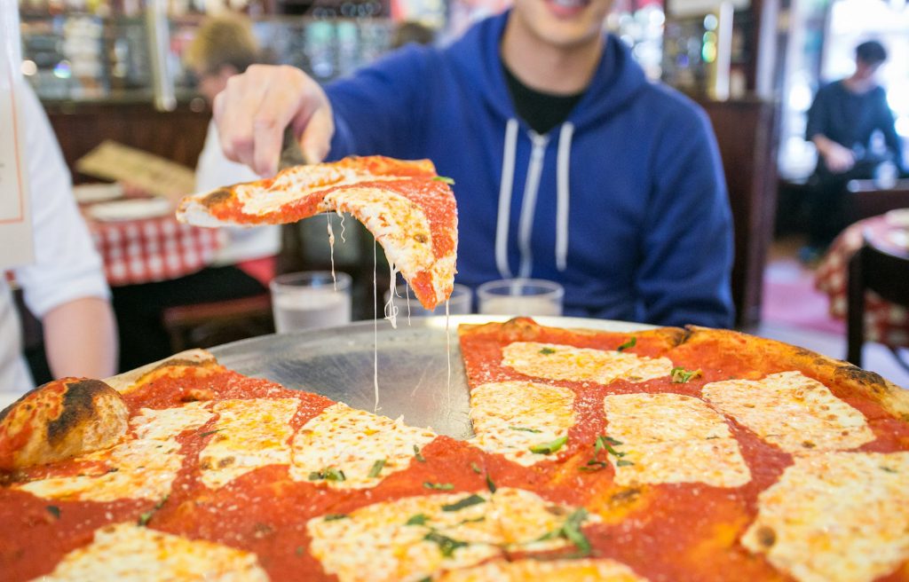 Contest calls on New Yorkers to eat a slice of pizza in every borough in one day, using only public transit