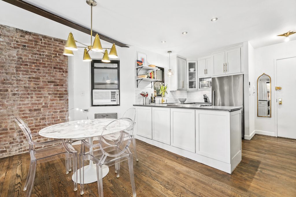 For $875K, this bright two-bedroom with lots of exposed brick is a Lower East Side classic
