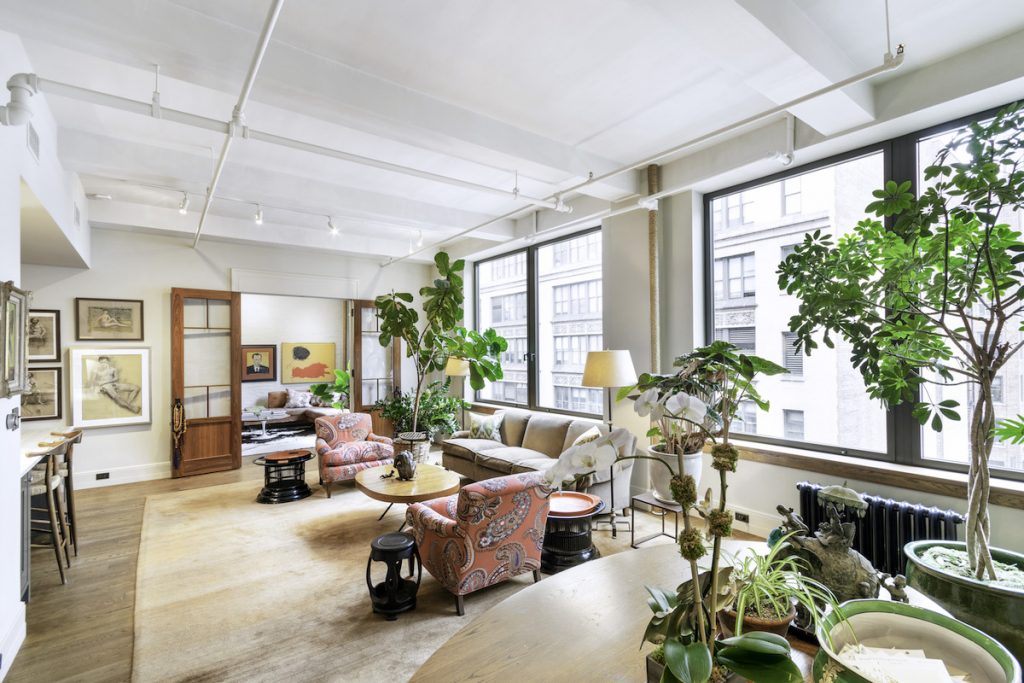 $5.2M Chelsea loft is a showcase of design talent, with endless room options