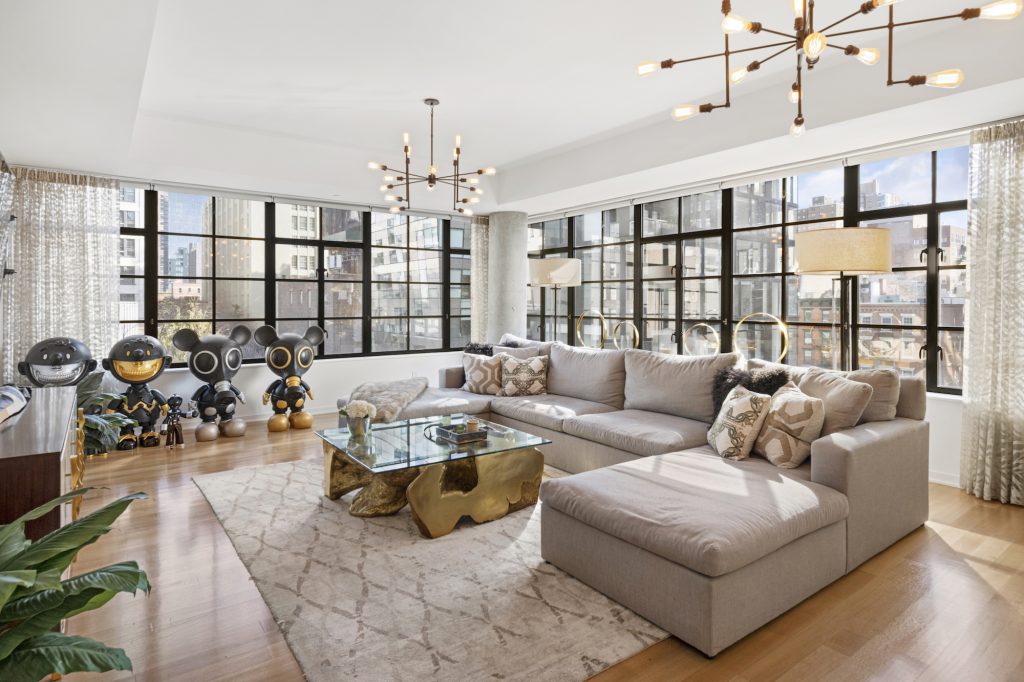 Carmelo Anthony lists his massive Chelsea condo with High Line views for $12.85M